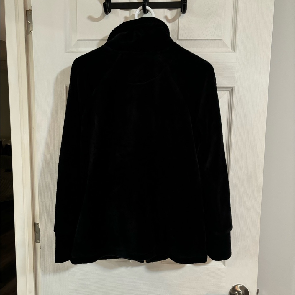 Calvin Klein, Fuzzy Zip Up - Picture 4 of 4